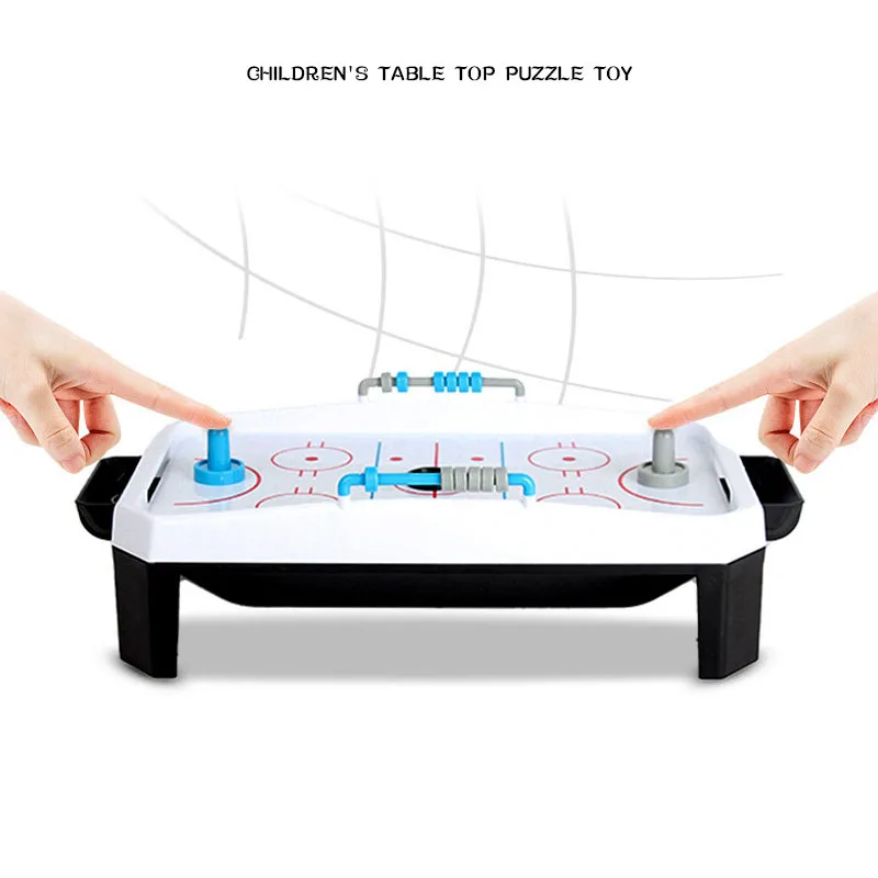 Tabletop Hanging Ice Hockey Mini Arcade Air Table Top Game Educational Toys For Kids Adults Battery-Operated No Include Battery