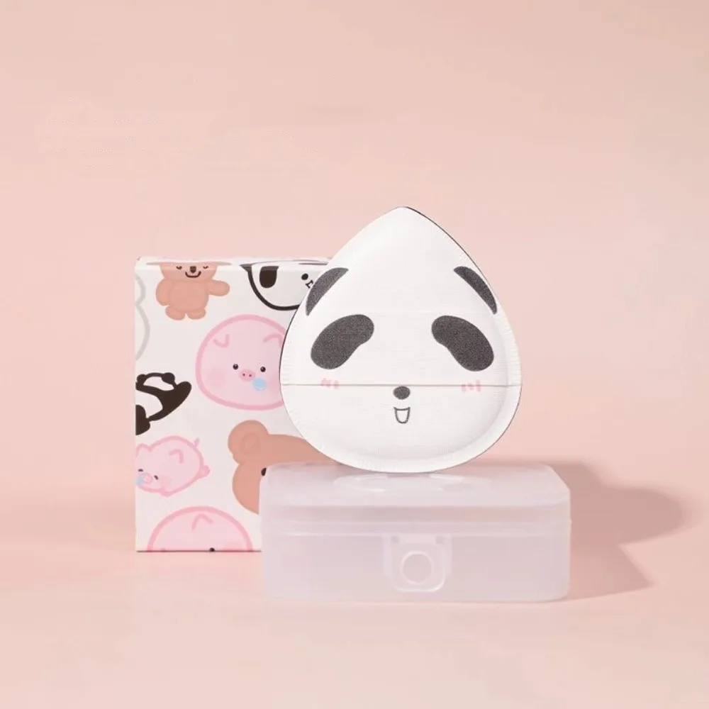 Leuke Superzachte Dierentuin Poederdons Make-up Tool Droge en Natte Marshmallow Spons Cartoon Luchtkussen Poederdonsjes