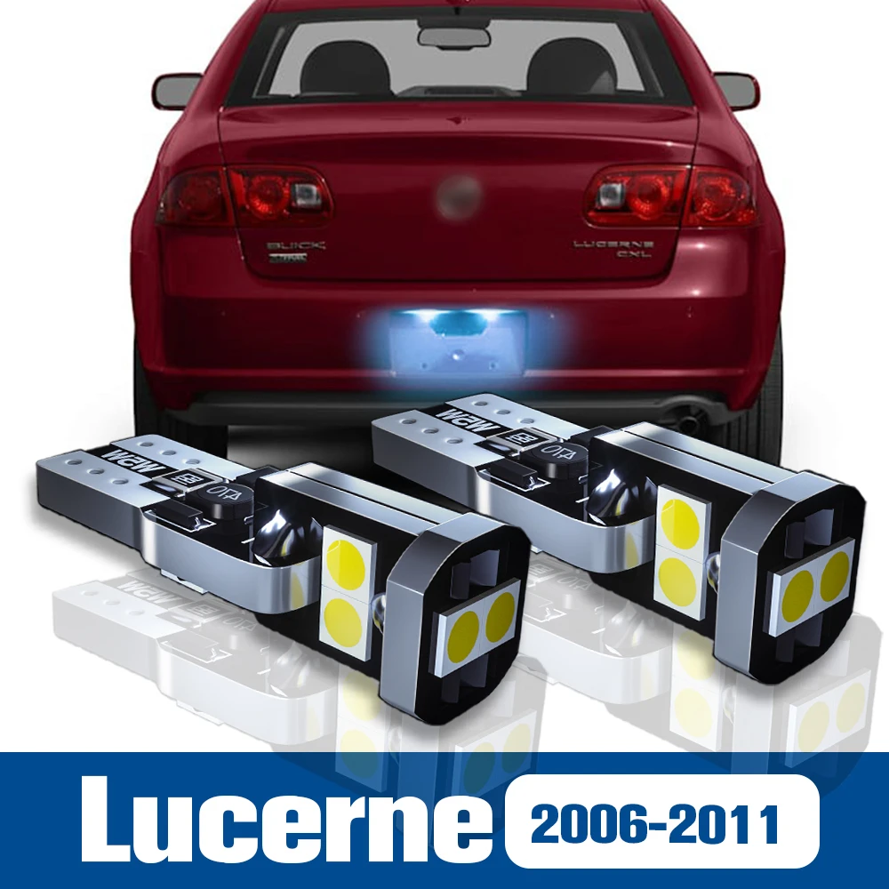 

2pcs LED License Plate Light Lamp Accessories Canbus For Buick Lucerne 2006 2007 2008 2009 2010 2011