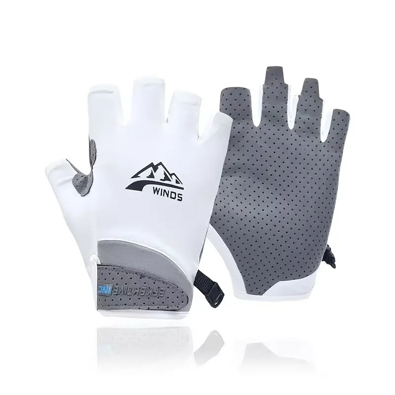 AliExpress NONE Men Women Half Finger UV Protection Gloves,Breathable Fingerless Sports Gloves Ideal for Fishing,Running,Driving,Cycling,Outdoor