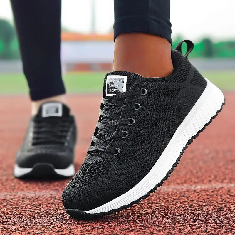 

Breathable Women Casual Shoes Fashion Breathable Walking Mesh Flat Shoes Woman White Sneakers Women Tenis Feminino Female Shoes