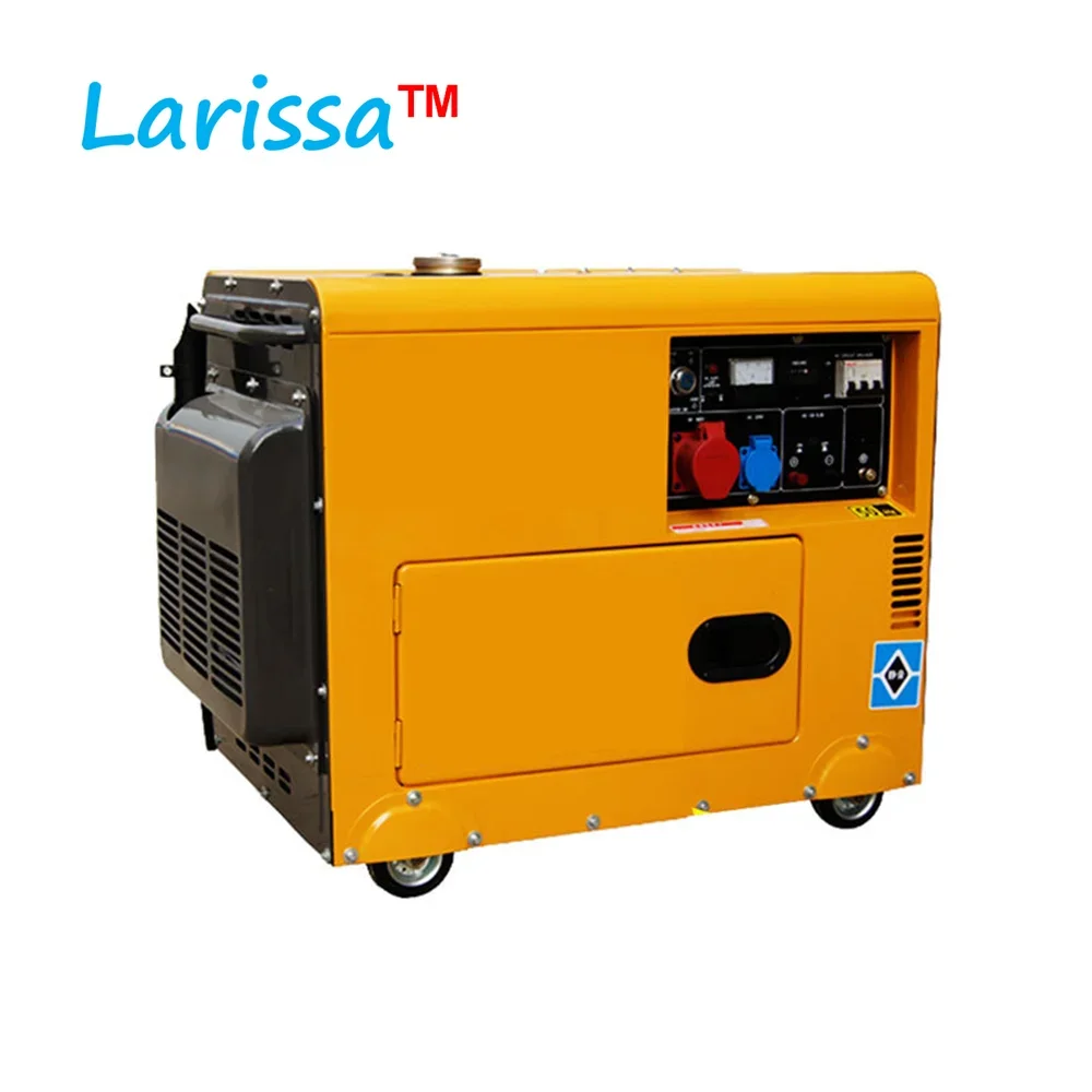 CE certificate factory price Portable/easy move 5kw silent dies el generator