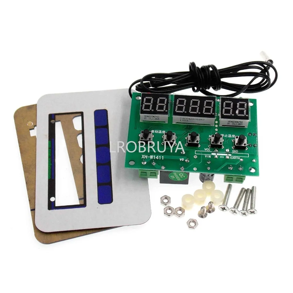 XH-W1411 W1411 DC 12 В цифровой ЖК-температурный термостат контрольный датчик Schalter-55 ~ 120 градусов Цельсия LT-Wk0063