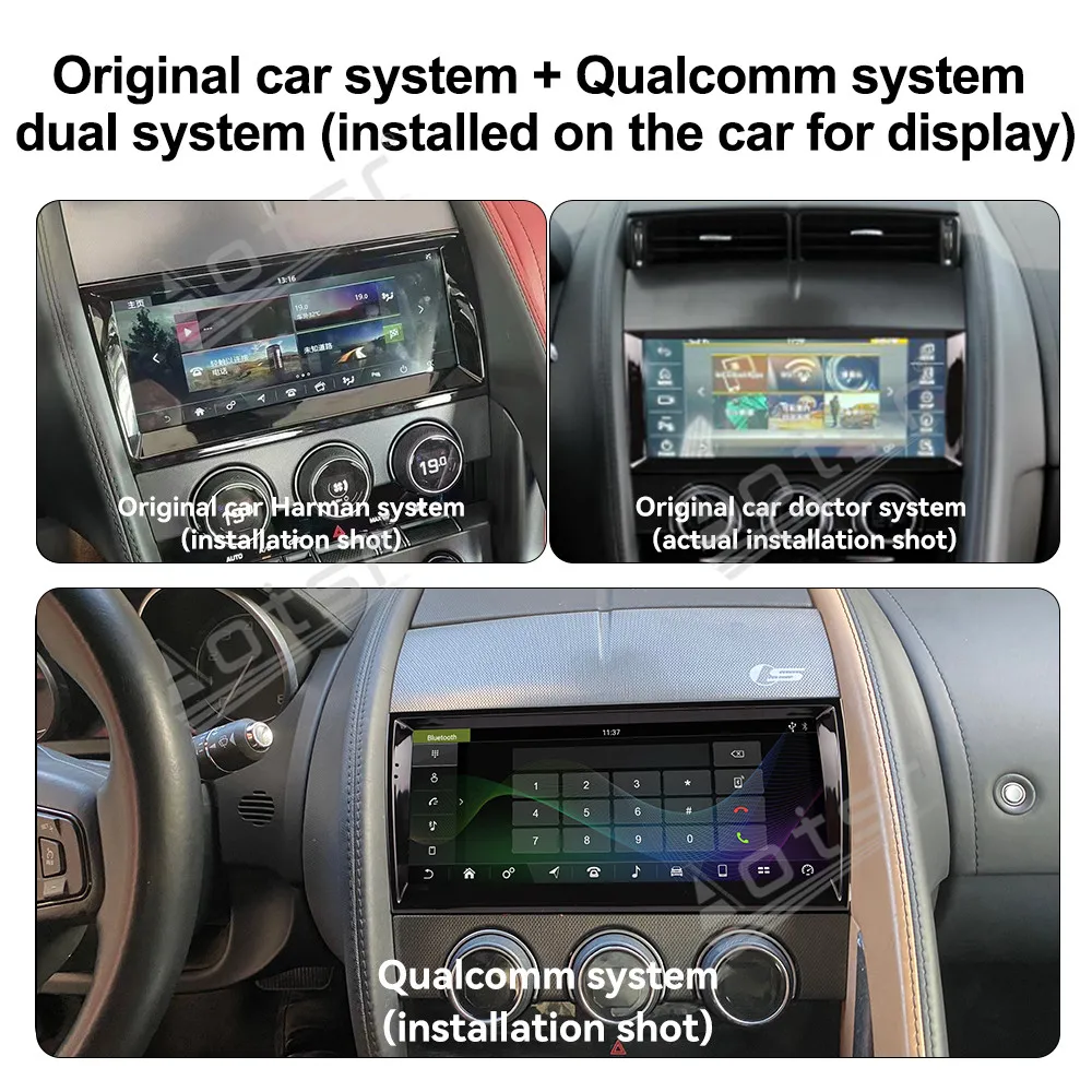 10.25 Inci 8 Core Qualcomm Android Untuk Jaguar F-type 2013~2020 Multimedia Mobil GPS Navi Radio Mobil Penerima Head Unit