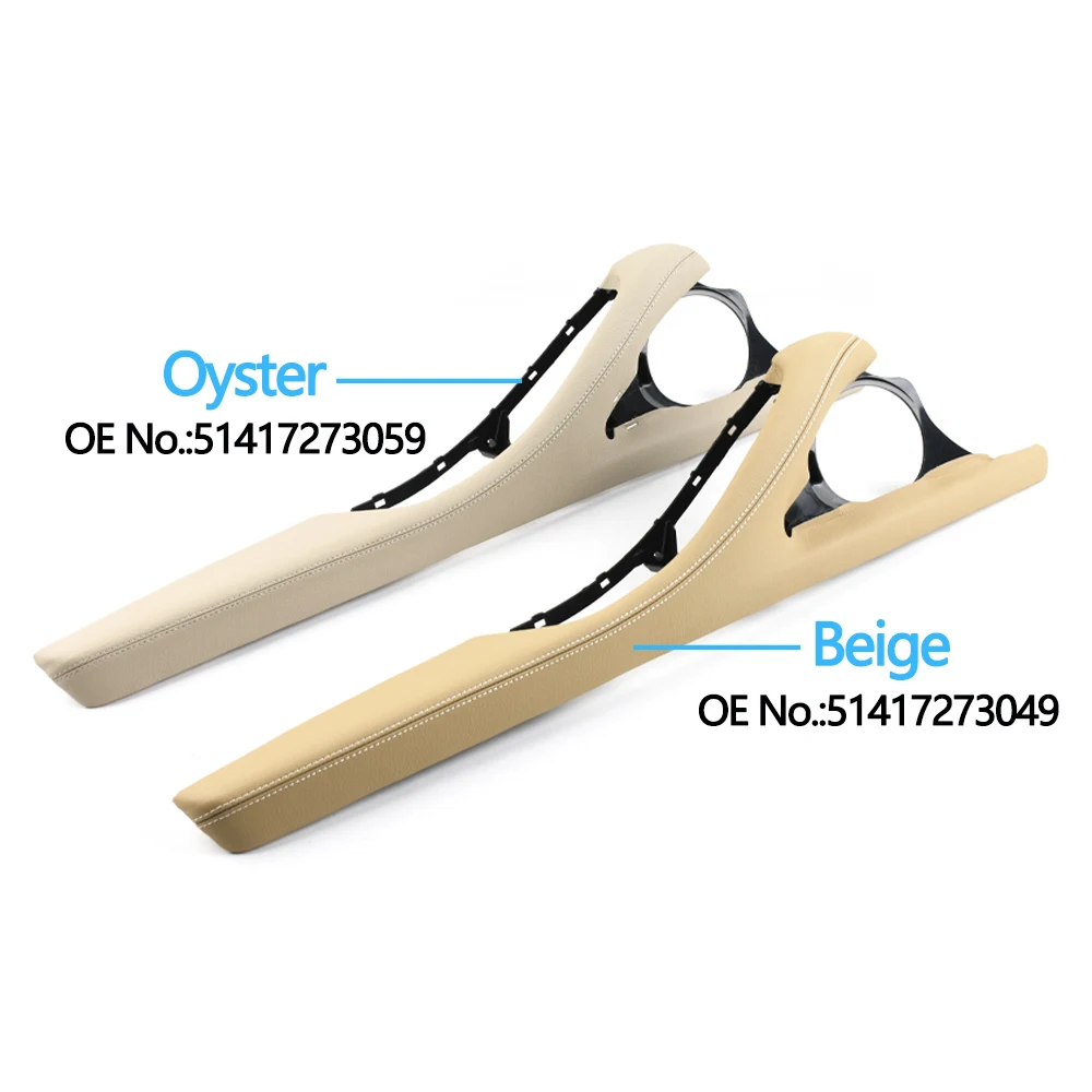 Hacreyatu Lederen zijdeurgreep voor B-MW 5-serie F10 F11 F18, rechterkant vervangende binnengreep voor B-MW 520 523 525 528 530 535 2010-2017 (Oyster, rechts Hacreyatu Lederen zijdeurgreep voor B-MW 5-serie F10 F11 F18, rechterkant vervangende binnengreep voor B-MW 520 523 525 528 530 535 2010-2017 (Oyster, rechts