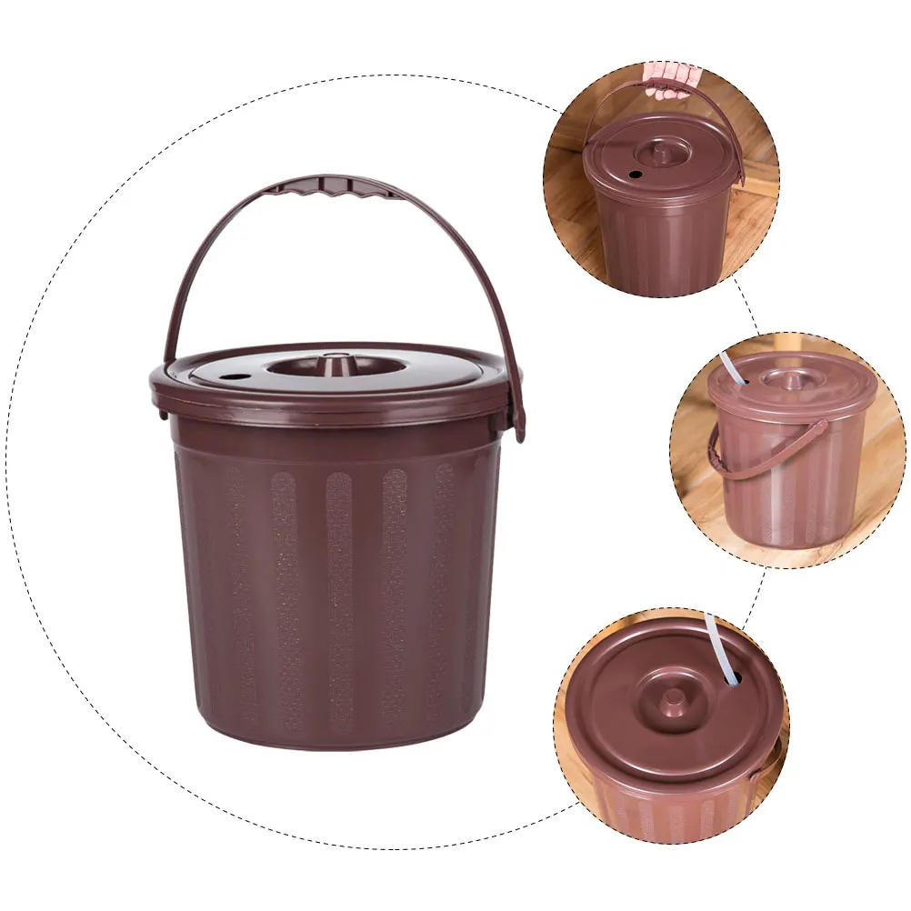 

1pc Tea Dross Bucket PP Material Kitchen Home Office Hotel Garbage Can Loose Leaf Bin Waste Container Practical