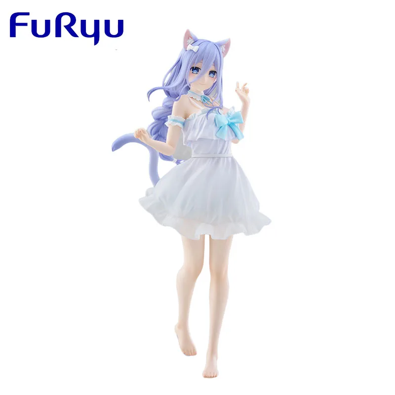 

Genuine Original FuRyu TENITOL DATE A LIVE V Takamiya Mio PVC 30CM Action Figure Collection Model Ornament Desktop Boxed Toys