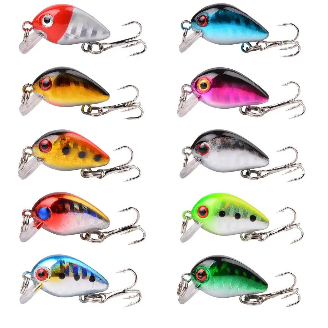 Fishing 3/5/8 Pcs Of Random Fishing Lure Size 2.8CM/1.5G Artificial Bait Set Swimming Bait Crank Wobble Bait Crankbait