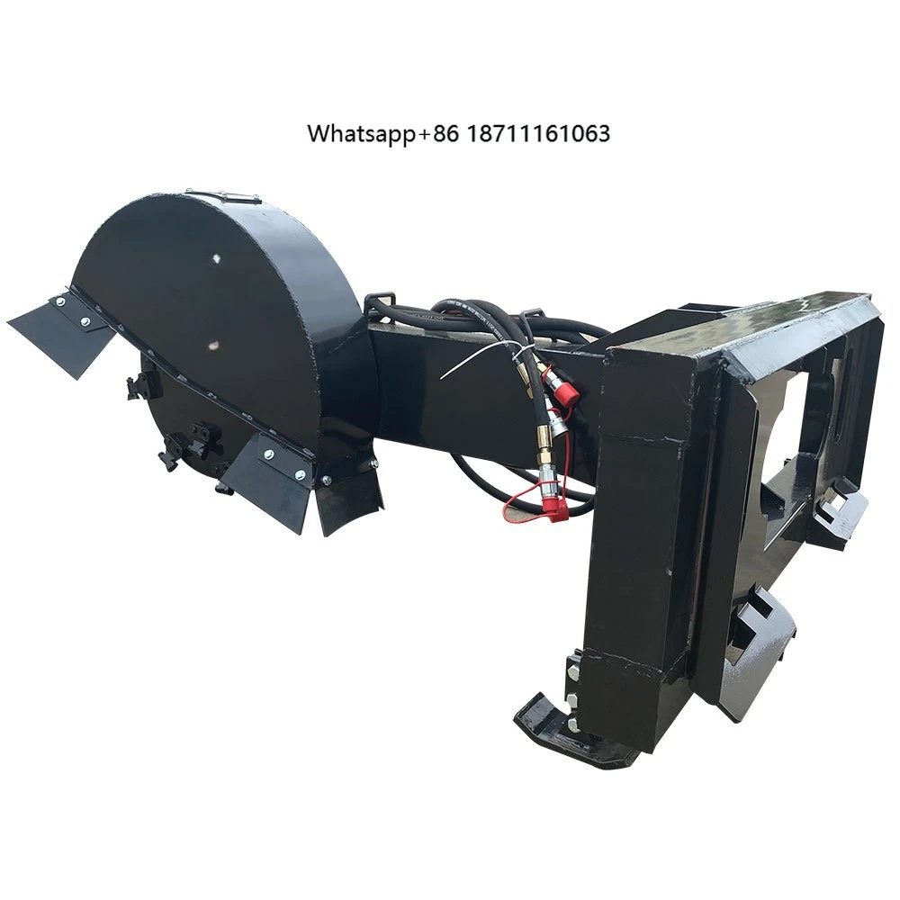 Industrial Skid Steer Stump Grinder Wood Grinding Wood Chipper Brush Mulcher