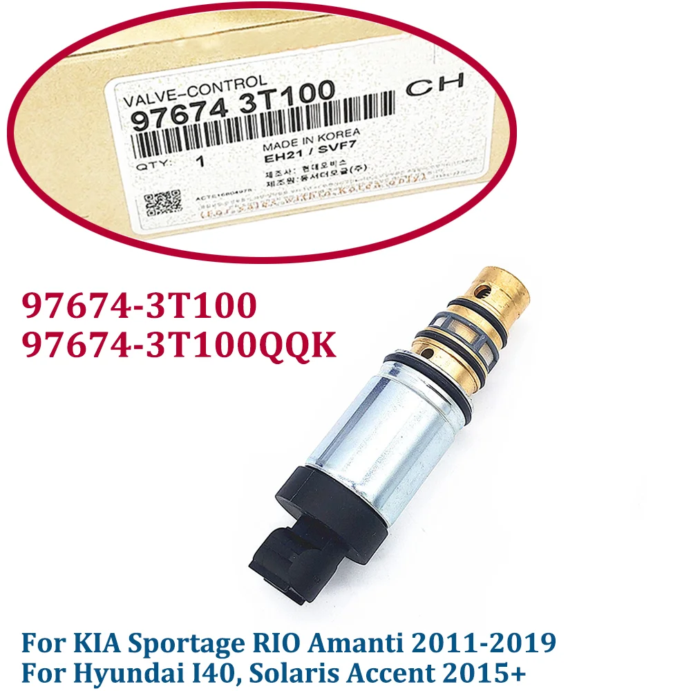 

97674-3T100 97674-3T100QQK A/C Compressor Control Valve 976743T100 976743T100QQK For Tucson Accent I40 Coupe Rio Sportage Pride