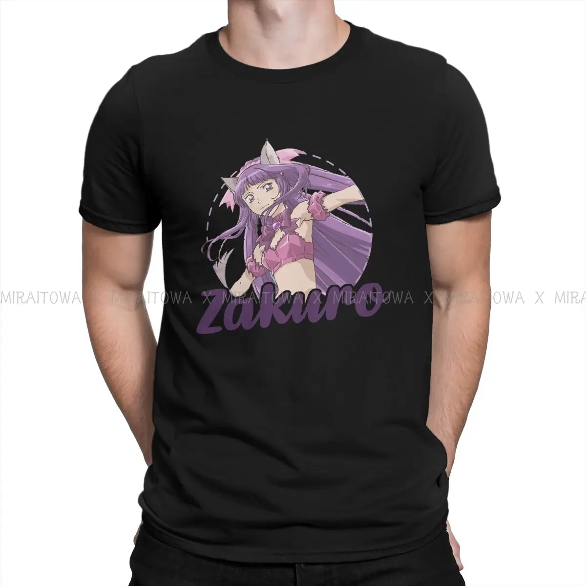 Zakuro Harajuku TShirt Tokyo Mew Mew Japanese Anime Creative Streetwear Casual T Shirt Male Tee Unique Gift Clothes