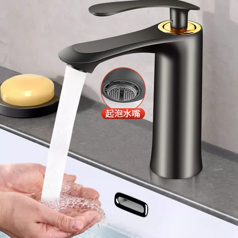 Basin Bathroom Faucet Handle Toilet Stand Waterfall Accessories Water Tap Improvement Wash Vanity Garden Robinet Home Products