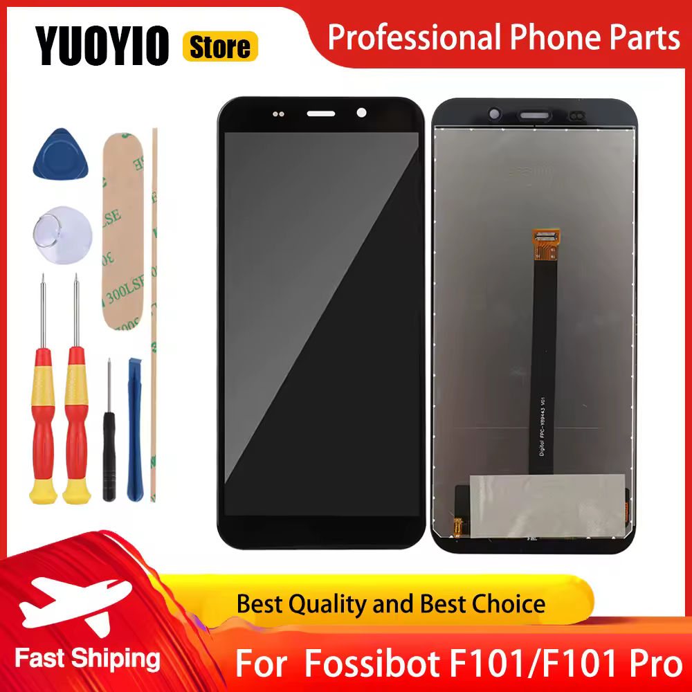 Оригинальный сенсорный экран для Fossibot F101 F101 Pro, ЖК-дисплей, дигитайзер в сборе, замена дисплея + инструменты.
