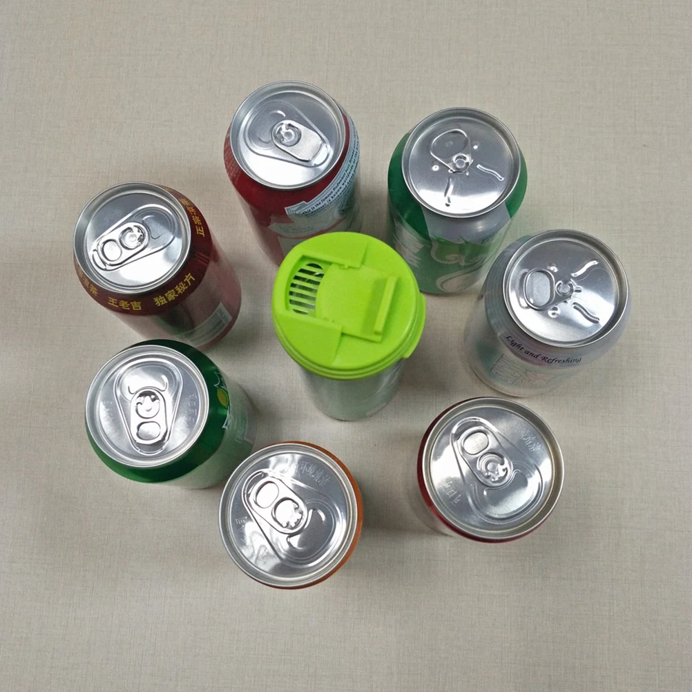 

12Pcs Leakproof Can Covers Portable Reusable Beverage Sealing Caps Compact Can Closures Anti-Dust Seal Caps Mixed Color