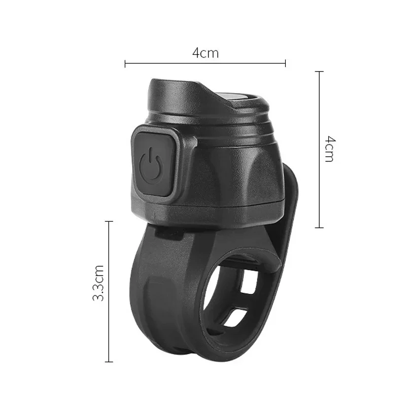 USB Rechargeable Bicycle Motorcycle Electric Bell Horn 6 Modes Handlebar MTB Road Cycling Anti-theft Alarm Horn Bike Accessories