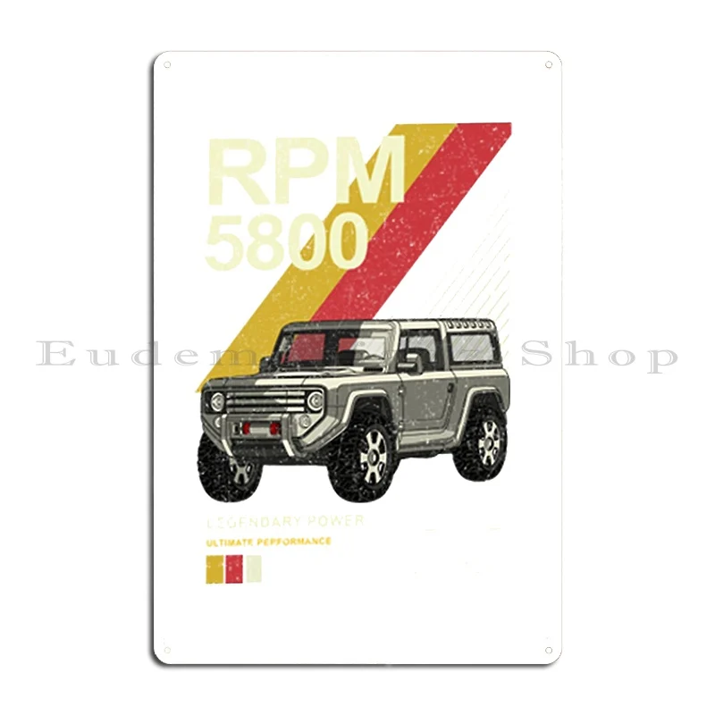 Bronco 4x4 Suv Concept Metal Plaque Poster Decoration Cinema Wall Decor Garage Printing Tin Sign Poster