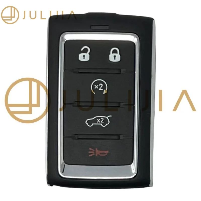 JULIJIA 2BAHD-KFW1 For Jeep Grand Wagoneer Mart Remote Key 4A Chip 2024 2025 OEM PCB 433MHZ 5/6 Buttons 2BAHD-KFW1 68577132AC