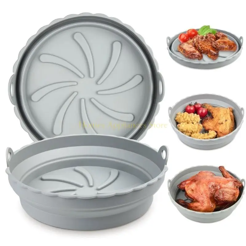 D0AB 2 paquetes aire silicona para freidora silicona para freidiaria canasta silicona reemplazar tazón