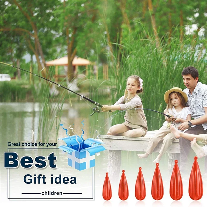 Fishing Practice Plug Fishing Casting Plug Baitcasting Rubber Practice Plug Suitable for Improving Casting Skill,6Pcs