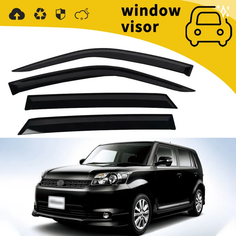 Suitable for 07-15 TOYOTA COROLLA RUMION car door rain and shine shield, window rain eyebrow and rain shield decoration