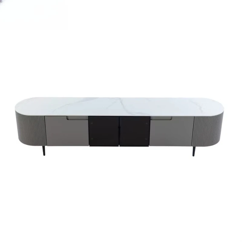 Modern Tv Stand Living Room Tv Table with Tv Stand Carbon Steel Tripod view 4