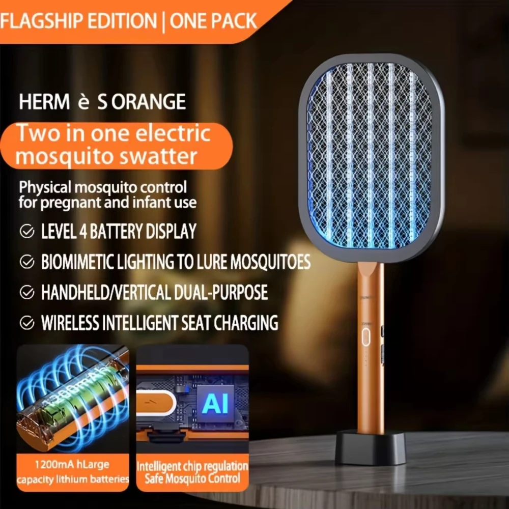 

New anti-mosquito beat household rechargeable two-in-one mosquito light automatic mosquito flies electric mosquito repeller