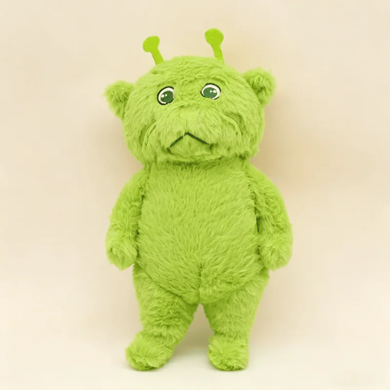 

New Gnarp Alien Cat Plush Toy 30CM Green Soft Stuffed Animal Cute Funny Meme Character For Kids Birthday Gift Home Decor Collect