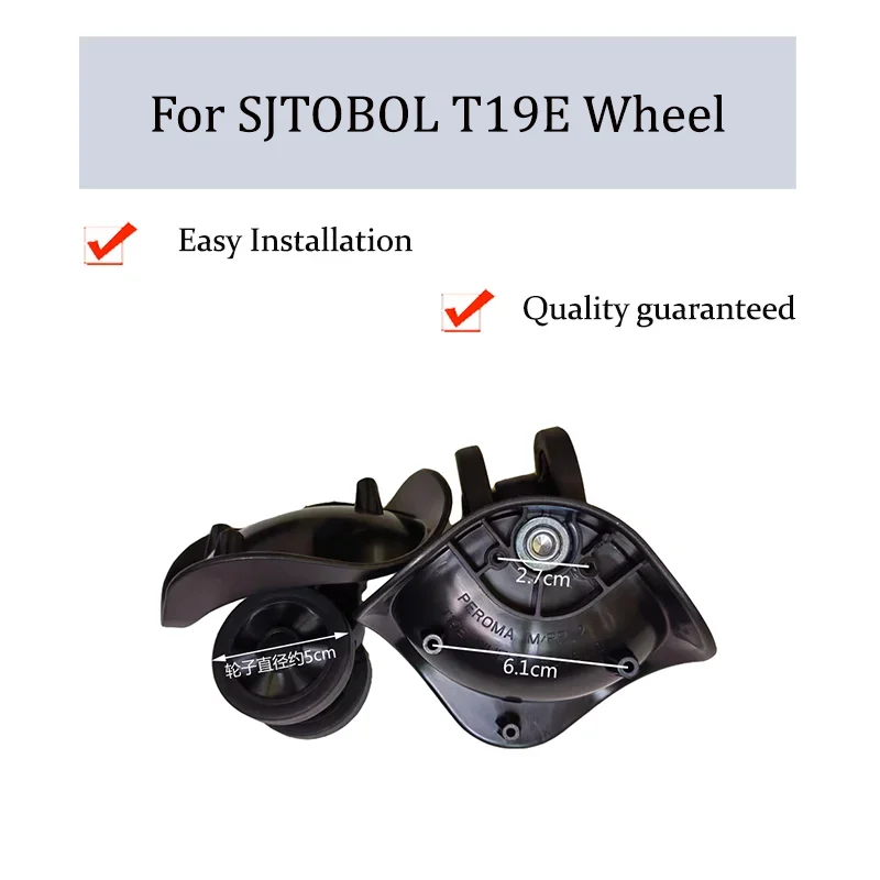 

Suitable For SJTOBOL T19E Universal Wheel Trolley Case Wheel Replacement Luggage Pulley Sliding Casters Wear-resistant Repair