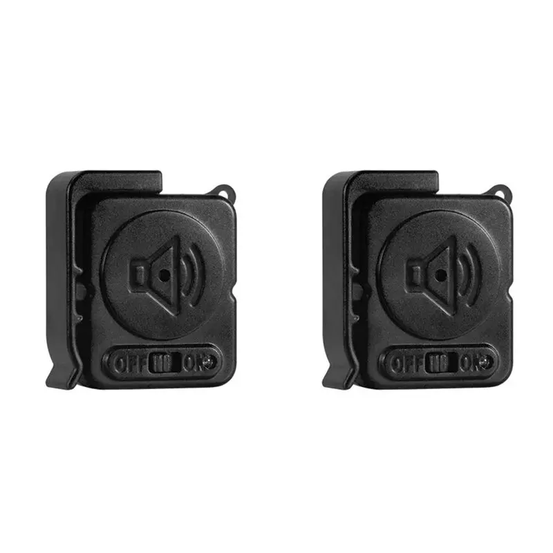 

【MUST-HAVE】2X Датчики вибрационной сигнализации Ультратонкий детектор 120 дБ Охранная сигнализация Черный