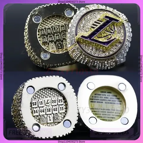 High Quality 2020 Lakers Championship Ring James Flip Warriors Ring Alloy Full Set Basketball Custom Ring Gift For Boy Xma Gifts