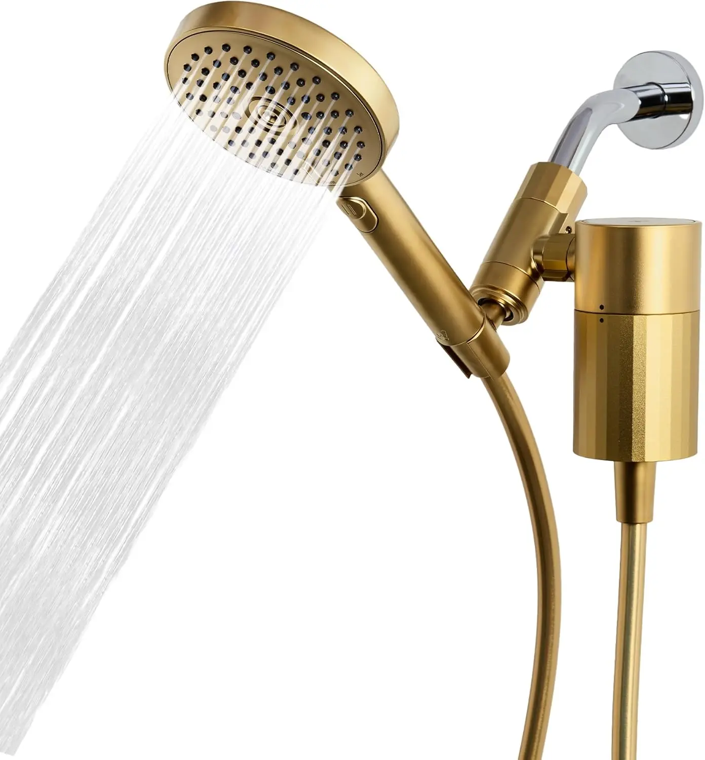 Handheld Showerhead with High Performance Filtration, Extra Long 70-Inch Hose, 3 Spray Functions, 6 Colors