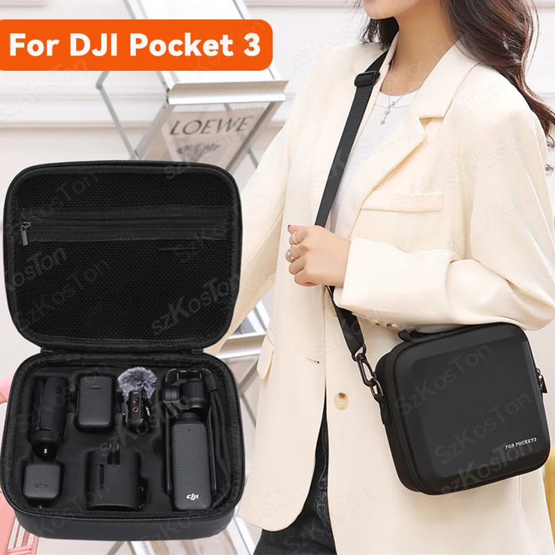 For DJI Osmo Pocket 3 Storage Bag Carrying Case EVA Shoulder Bag Handbag Traveling Box For DJI Osmo Pocket 3 Accessories