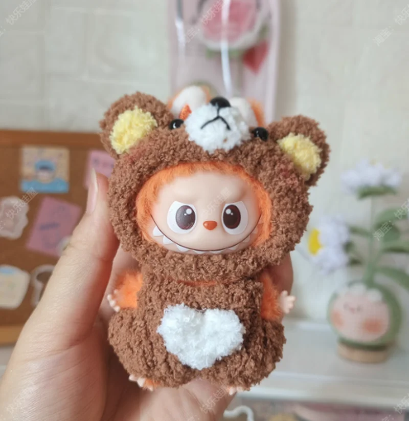 

Только одежда, костюм для куклы 10,5 см, мини-кукла, оригинальная одежда ручной вязки для малышей, серия одежды, подарки на день рождения для девочек