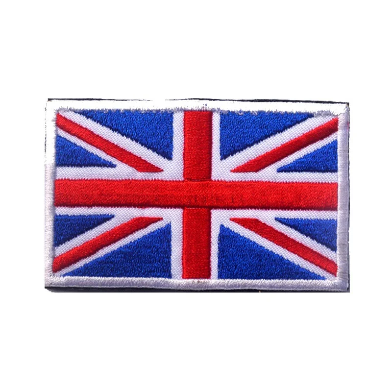 Army Fan Series Patch, Union Jack Armband 3D Bordado Punisher Bandeira, Moral Tático, Mochila, Jaqueta Remendo Personalizado, Venda Quente