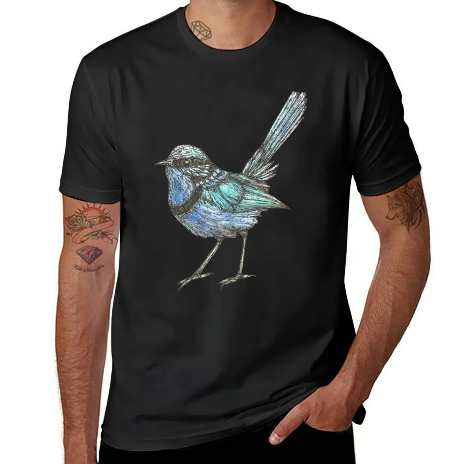 

Splendid Fairy Wren T-Shirt shirts graphic tees football t shirt tops vintage mens shirts graphic tee