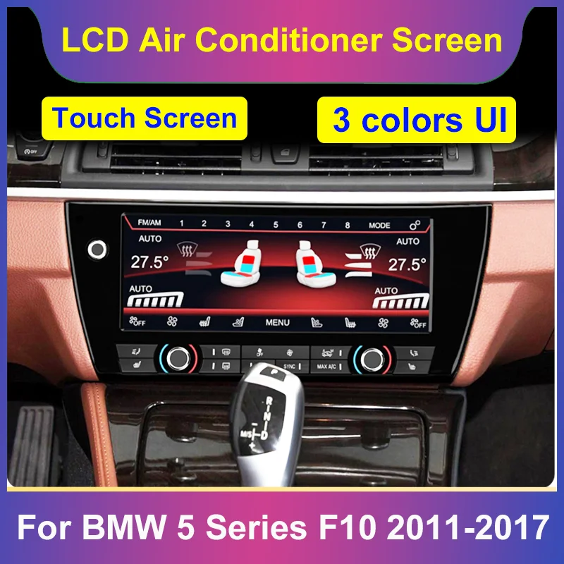 Air Conditioning Climate Control Screen For BMW 5 Series F10 F11 5GT F07 F18 M5 2011-2017 AC Panel Touch Board LCD Digital