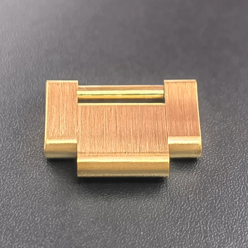 AAA Yellow Gold Plated Watch Bracelet Links For RLX Dayton 116508 126508 Watches, High Quality Generic Aftermarket Watch Parts