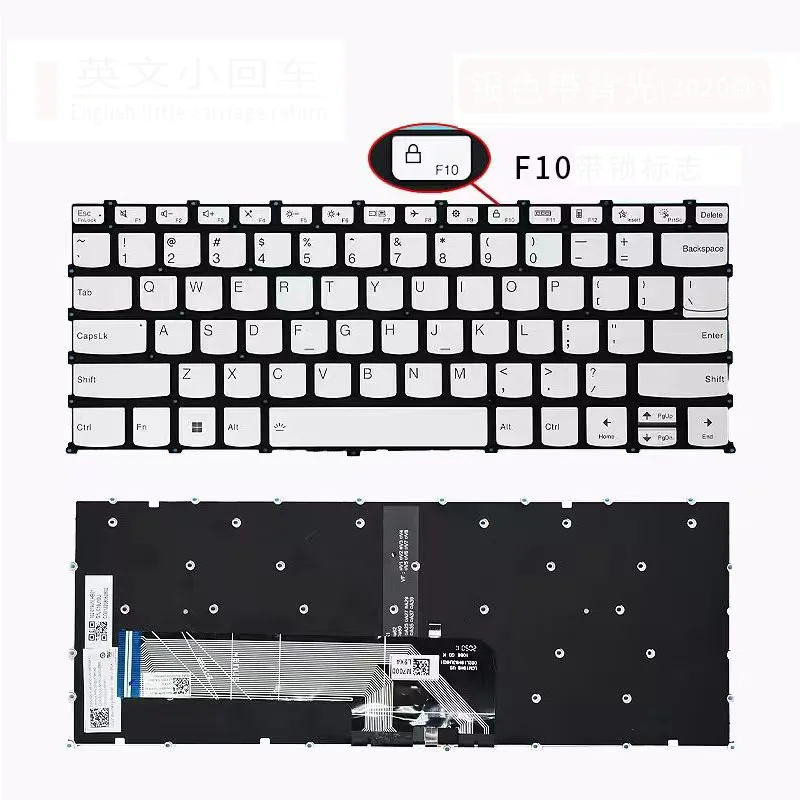 

2020/2021 Gray/Black/Silver Color New US Language Keyboard For Lenovo ThinkBook 14 14S 14p G2 G3 ITL/ARE/ACH/AC