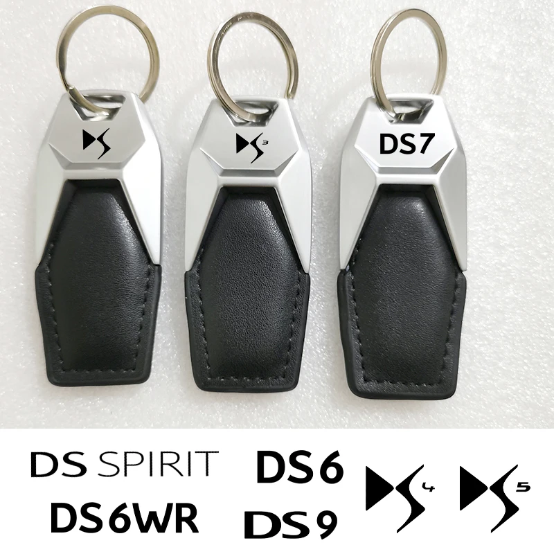 Car Key Chain Zinc Alloy Quality Keychain Styling Decoration For Citroen VTS DS SPIRIT DS6 DS3 DS4 DS5 DS6WR DS7 DS9 Car styling