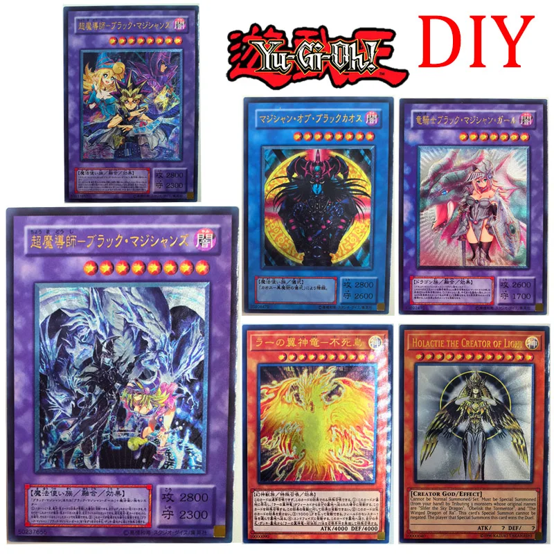 

Yu-Gi-Oh DIY Крылатый Дракон Ra Дракон мастер рыцарь темный маг коллекционные открытки для рождественских подарков на день рождения