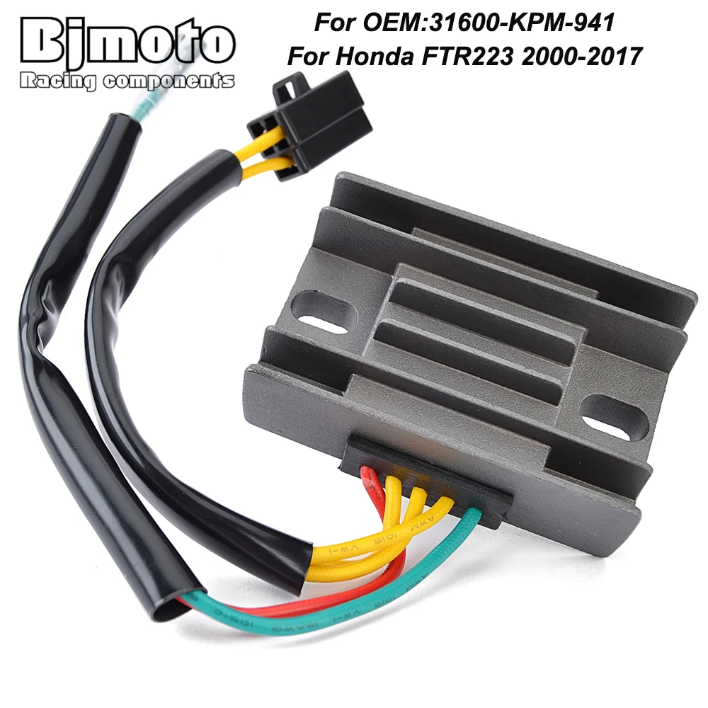 

Motorcycle Voltage Regulator Rectifier For Honda FTR223 FTR 223 2000-2017 31600-KPM-941