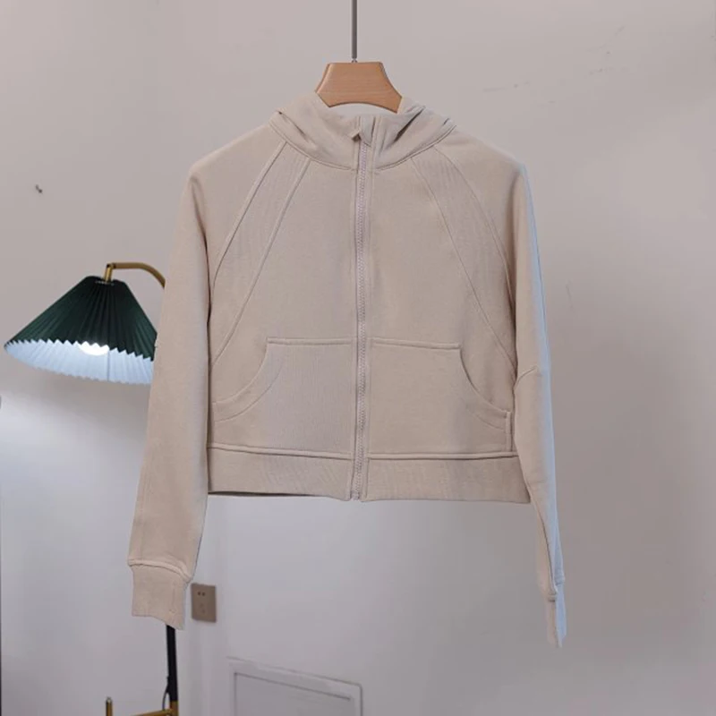 

Jumpers Sweatshirt Women Hoodie Loose Terry Long Sleeves Casual Style Casual Solid Spring and Autumn New Fashion
