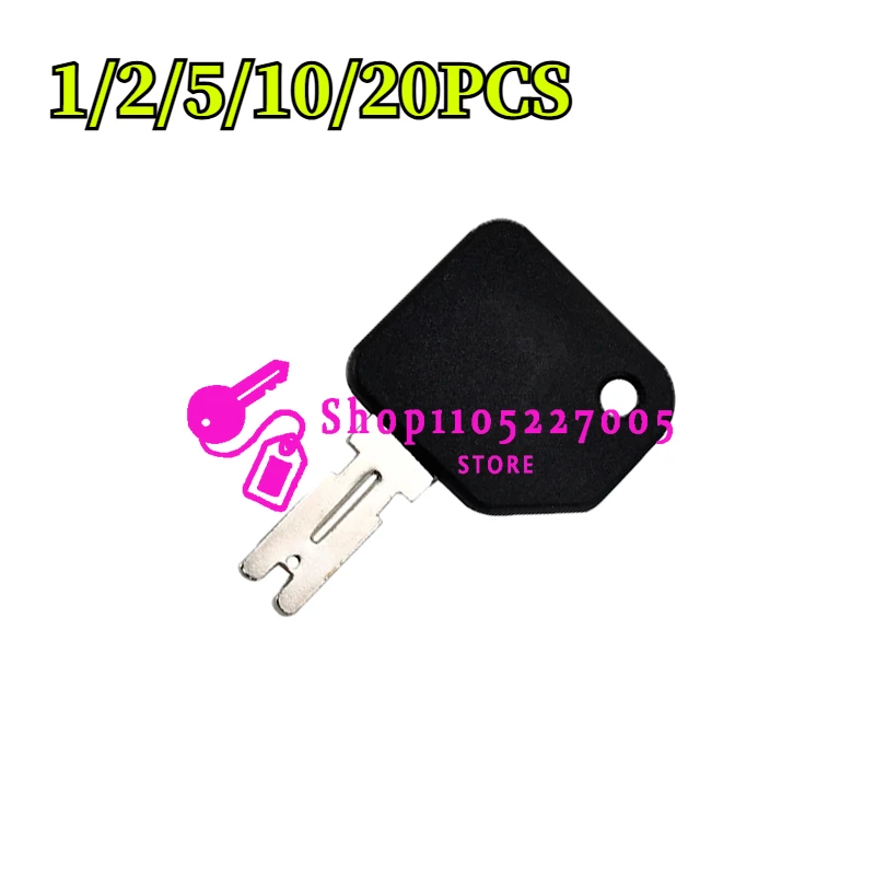 1/2/5/10/20PCS 166 Forklift Ignition Keys Plastic Handle 186304
