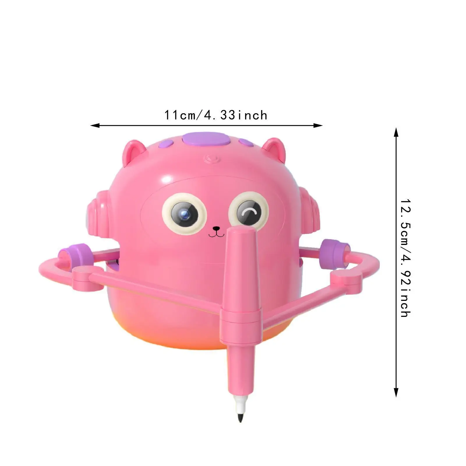 Kids Drawing Robot Drawing Machine,Hand Eye Coordination,Lightweight,Cute Learning Toy for Boys Girls 3 4 5 6 7 8 Year Old