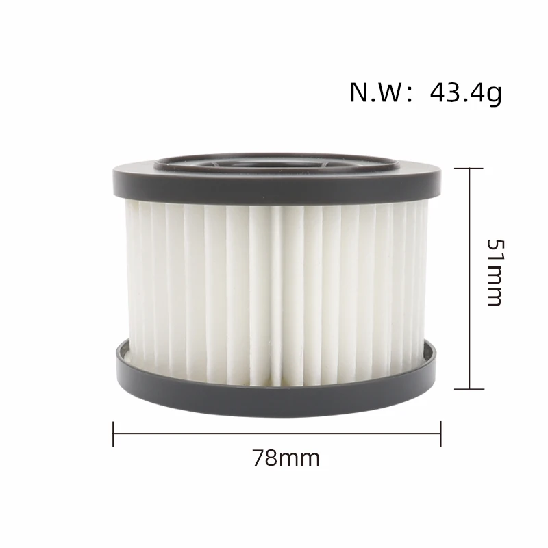 HEPA Set Filter pengganti untuk Xiaomi, JIMMY H8 / H8 Pro / H8 Flex T-HPU55, suku cadang penyedot debu nirkabel genggam