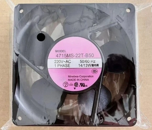 

Brand new 4715MS-22T-B50 AC220V 14/13W 120*120*38MM Cooling Fan Fast delivery