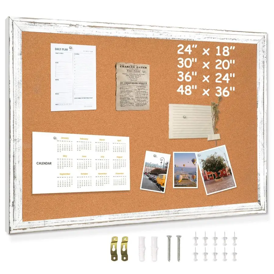 White Cork Board Fo…