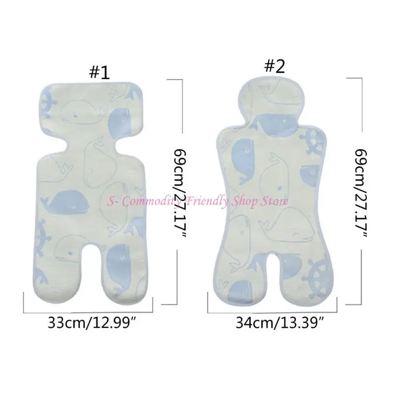 85AE Ice Silk Cooling Cover Summer Cooling Pad Cool & Comfortable Pad for Boy Girls Enhances Comfort During Outdoor Activity