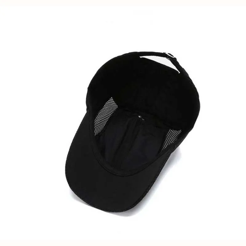 Berretto da baseball regolabile di grandi dimensioni Sport all'aria aperta Berretto traspirante ad asciugatura rapida per uomo Berretto estivo con visiera parasole per arrampicata per donna