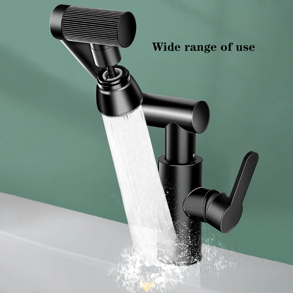 

Mechanical Arm Universal Kitchen Faucet Bathroom Sink Tap Hot Cold Water Splashproof Basin Countertop Accessory